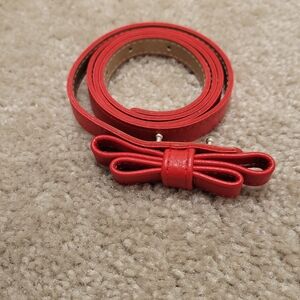 Elegant Red Women's Belt